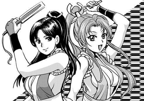 #くノ一の日 
不知火舞はアニメ→アンソロ→ゲーセン→各誌のコミカライズの順に入りました。 