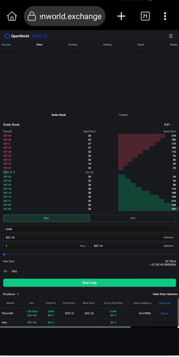 Edbertt_'s tweet photo. I’m using #openworldexchange DEX to trade RWAs and cryptos. It is awesome! #OWXTestnet

0xdd7725b349B2E07d1b52985A7fCaf78d132fA53f https://t.co/OMhMtjevZQ