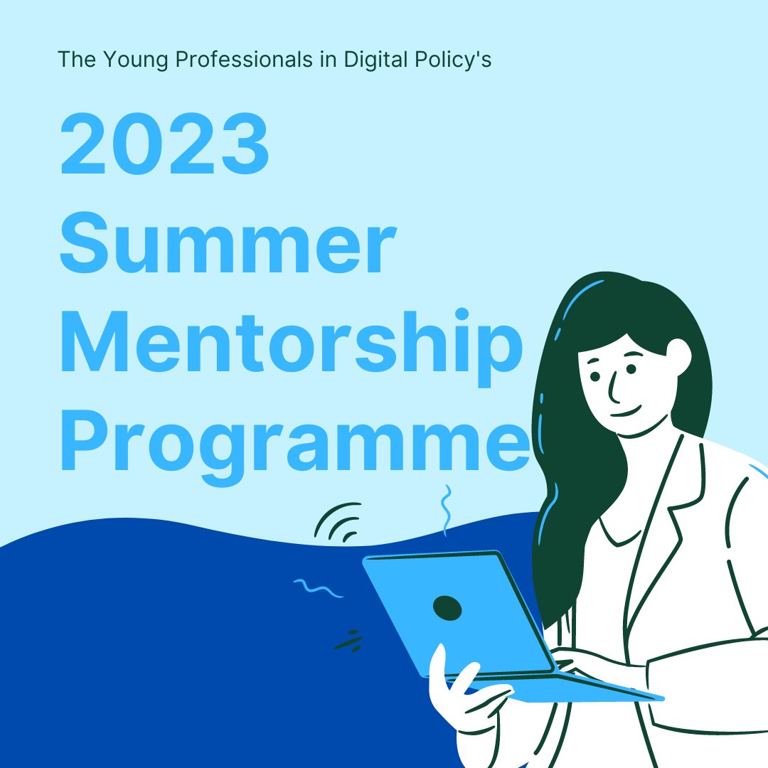 📣YPDP Event! 
To mark the end of #YPDP's 2023 summer mentorship programme, we're hosting a panel on EU digital policy #careers, followed by a drinks &amp; networking - thank you to AK Public Affairs for the support!
Join us on 11/09 &amp; register via the form below.
#TellYourTrainee