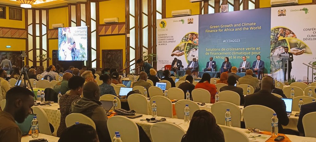 SirAlexKimutai's tweet photo. The Eleventh climate change and development in Africa  conference will talestock of the challenges and progress made in the run up to COP 28.
#Mps4ClimateAction 
#CCDA23 https://t.co/OkpHo5ScON