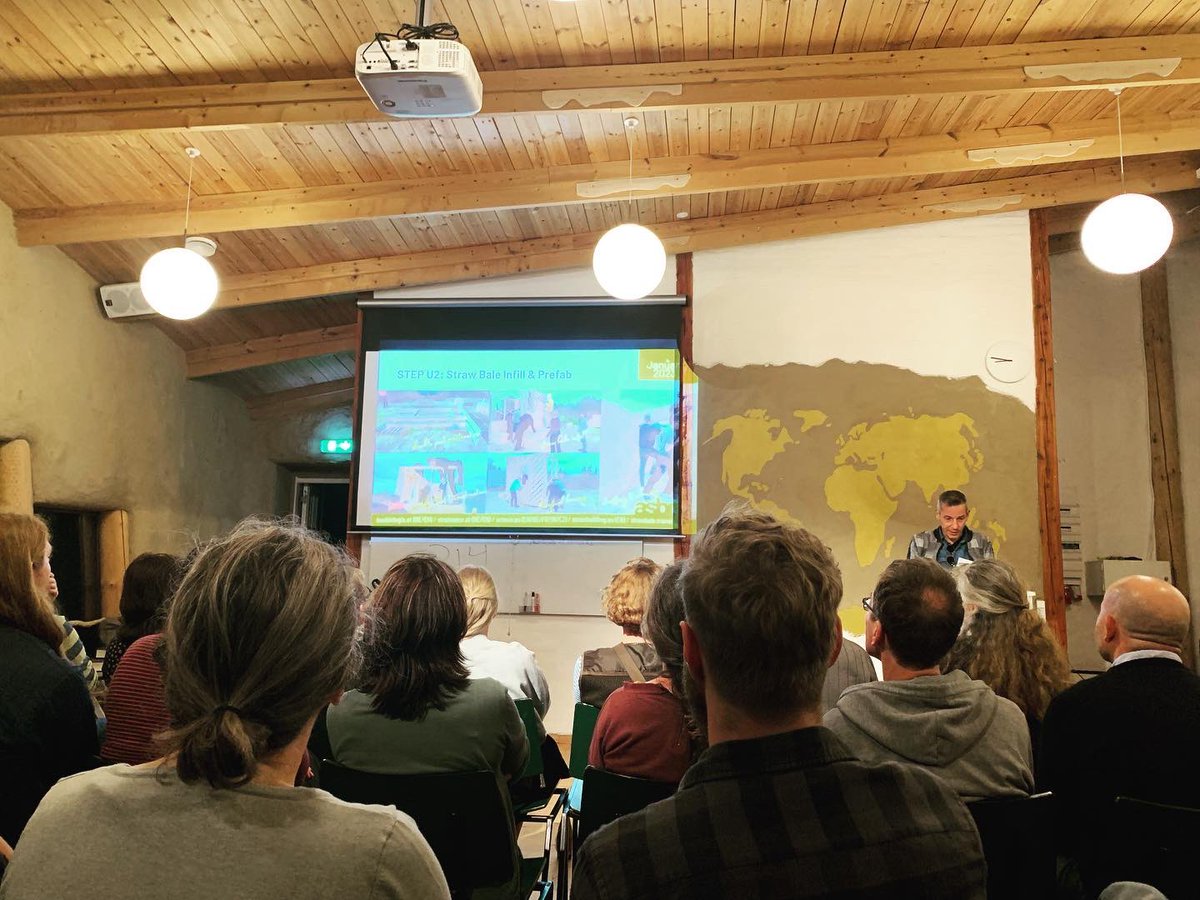 Day 1 of #esbg2023 

Yesterday was a great start to our European Strawbale Gathering!

Country presentations from Poland, Slovakia, Austria and Germany. 

We have a new Board! 

Congratulations Cypren Edmunds, Mike Devéria, Rikki Nitzkin &amp; Charlotte Leuvard 🌾 🙂

#strawbuilding