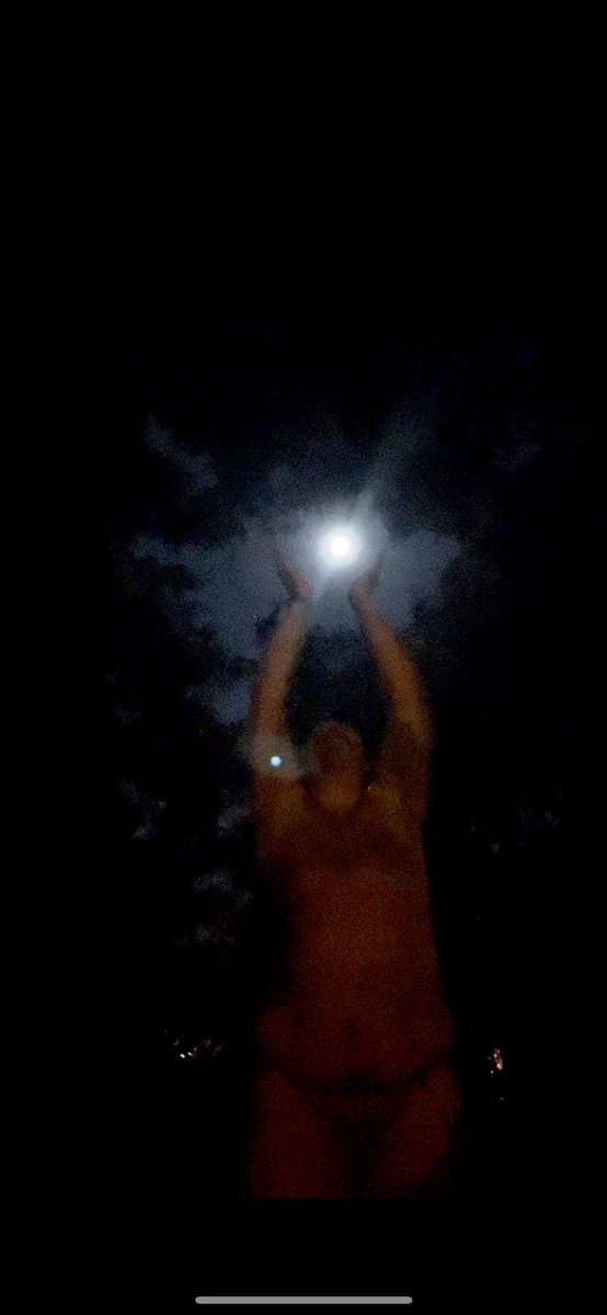 Finneas_Ryder's tweet photo. Out under the full moon.  Giving thanks and soaking up the beautiful energy before surgery next week. #findingfinneas #normalizenudism #normalizenaturism #barebear #nudist #naturist #nakedbear #baredlife #bodypositive #teamnaturist #gaynudist https://t.co/tMqATi1VB6