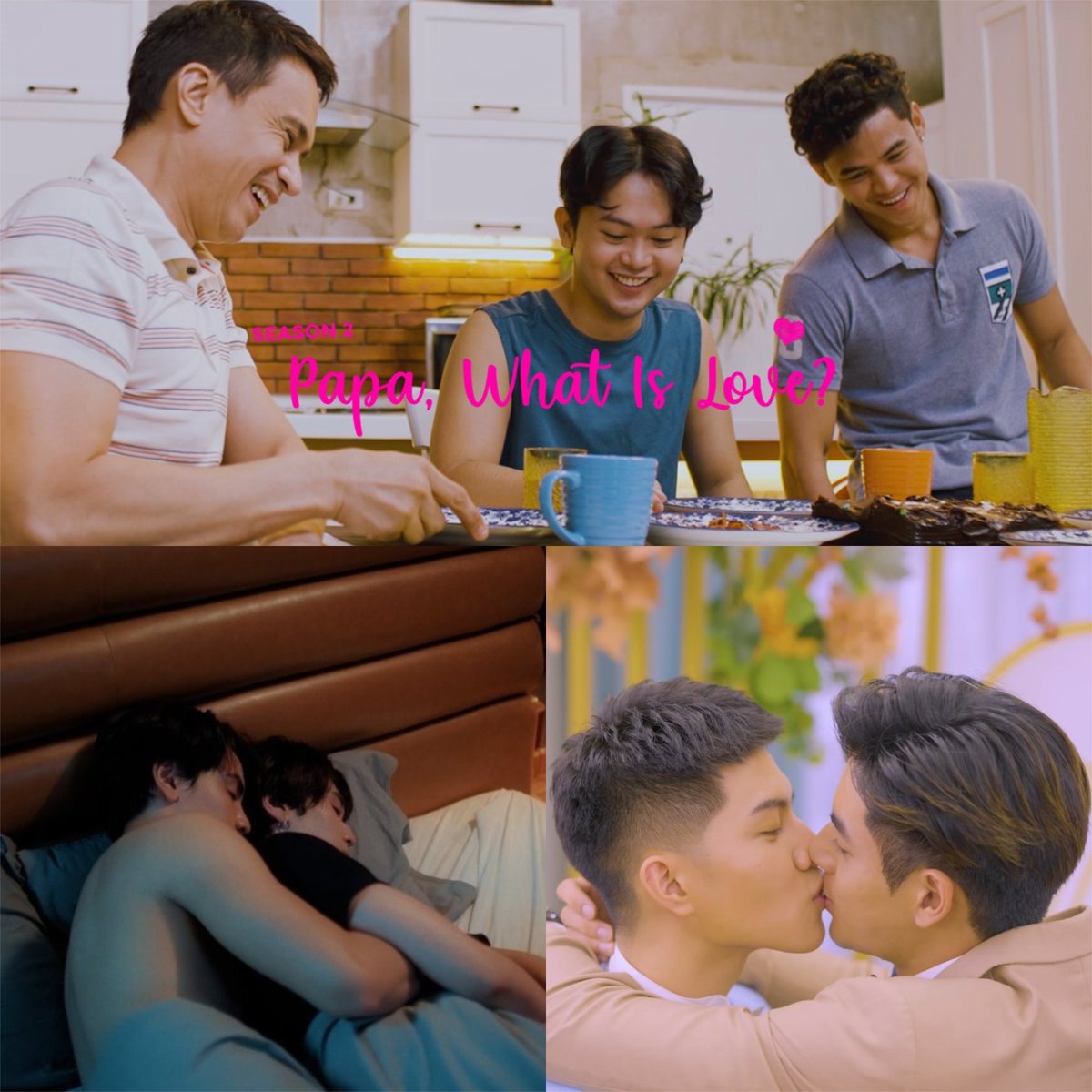 BLTaiOfficial's tweet photo. 🎞Have your #WeekendBL fix with your favorite series showing today! https://t.co/WMKAcyLKAB

#PapaWhatIsLoveS2 #HiddenAgenda #MyUniverseTheSeries https://t.co/8dnlRlSsRO