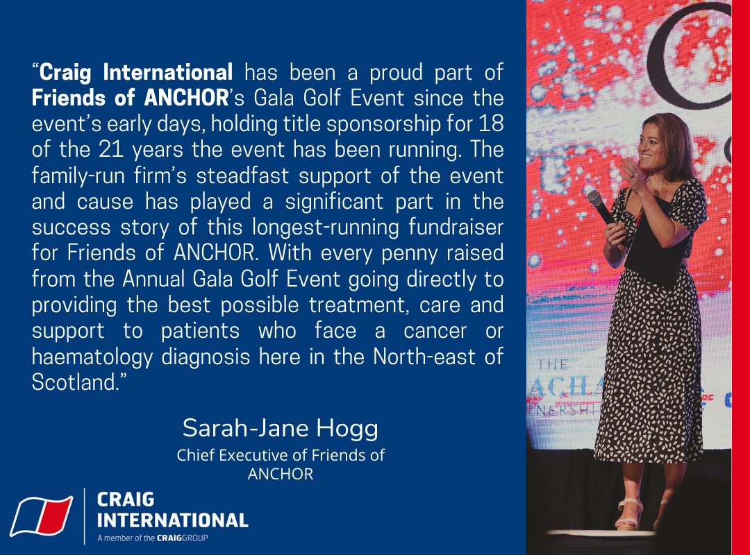 Craig_Int's tweet image. We’ve sponsored the Friends of ANCHOR Gala Golf Event for the past 18 years and today is the day we ‘Tee up to take down cancer’ at Peterculter Golf Club. As you can see our team is having a great day. Find out more about @FriendsofANCHOR below:
friendsofanchor.org/index.php/dona…