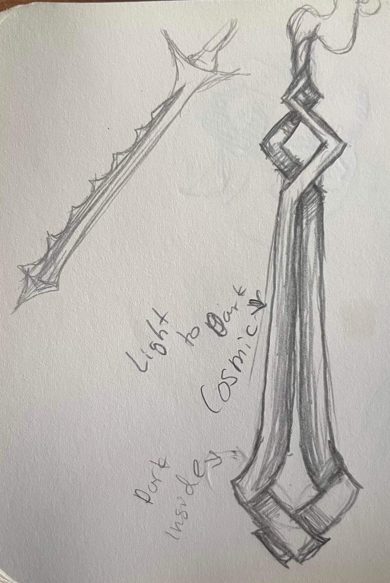 BrainlessObi's tweet photo. I know it’s been a while but I wanna start #swordtember2023 by randomspirits so here it is 

1. COSMIC https://t.co/yNIsF8u3Ll