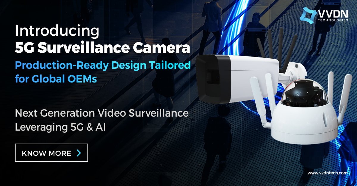 vvdn_tech's tweet photo. Dive into the future of surveillance technology with the VVDN’s 5G Surveillance Camera, a production-ready design to redefine security landscapes worldwide.
More at: https://t.co/1ztzmJQf0C
#5gcamera #ai #isptuning #imagetuning #stiching #video #camera #vision #videosurveillance https://t.co/1ieSNN8A3F
