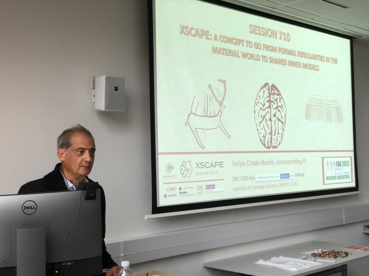 xscape_project's tweet photo. @TelAvivUni @archaeologyEAA @IncipitCSIC @CENIEH @ArchHubCSIC @Europeos_CSIC @CSICGalicia @GH_UB Now Felipe Criado @FCriadoBoado corresponding PI of XSCAPE at @IncipitCSIC will present some of the underlying ideas of the project #EAA2023 #s710 @archaeologyEAA @ArchHubCSIC @CSICGalicia @Europeos_CSIC https://t.co/XKh60a6OU5