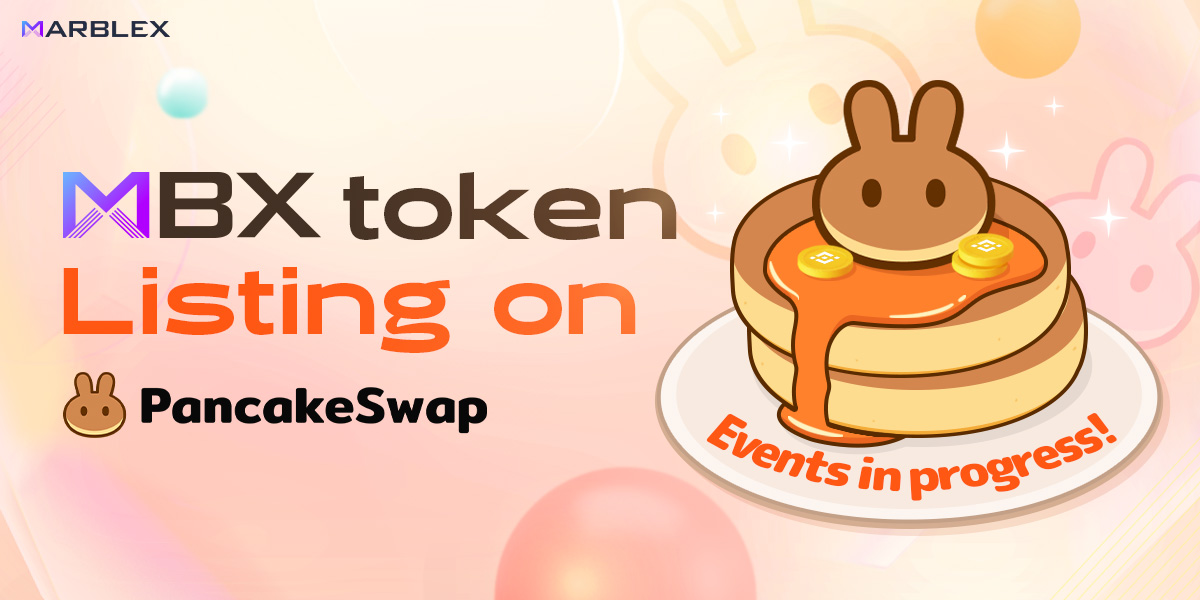 🎉Did you know that MBX is now listed on <a href="/PancakeSwap/">PancakeSwap</a>?

Join the Events with #PancakeSwap!🥞
♻Swap or ➕Add Liquidity to the LP pools to earn rewards worth a grand total of $240K!!

Full event details can be found here:
👉ntiny.link/_nz9K

#MARBLEX #Web3 #Crypto