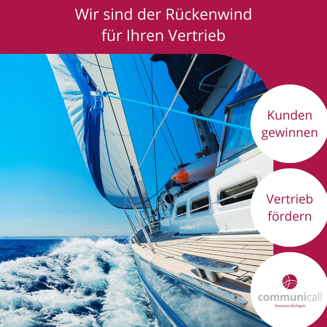 communicall's tweet photo. Business Dialogue von communicall

Zur richtigen Zeit am richtigen Ort, denn mehr #Termine sorgen für mehr #Umsatz.
Sie möchten mehr erfahren?
-> https://t.co/YdPMHosGmN

#Rückenwind #Vertrieb #Vertriebsassistenz #CallCenter #KönnenWir https://t.co/ER7a7dxAyR