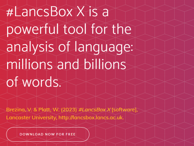 vaclavbrezina's tweet image. Free #CorpusMOOC starting 18 September
Updated materials

📹 new videos
🛠️ #LancsBox X

Learn from the experts @LancasterUni

futurelearn.com/courses/corpus…