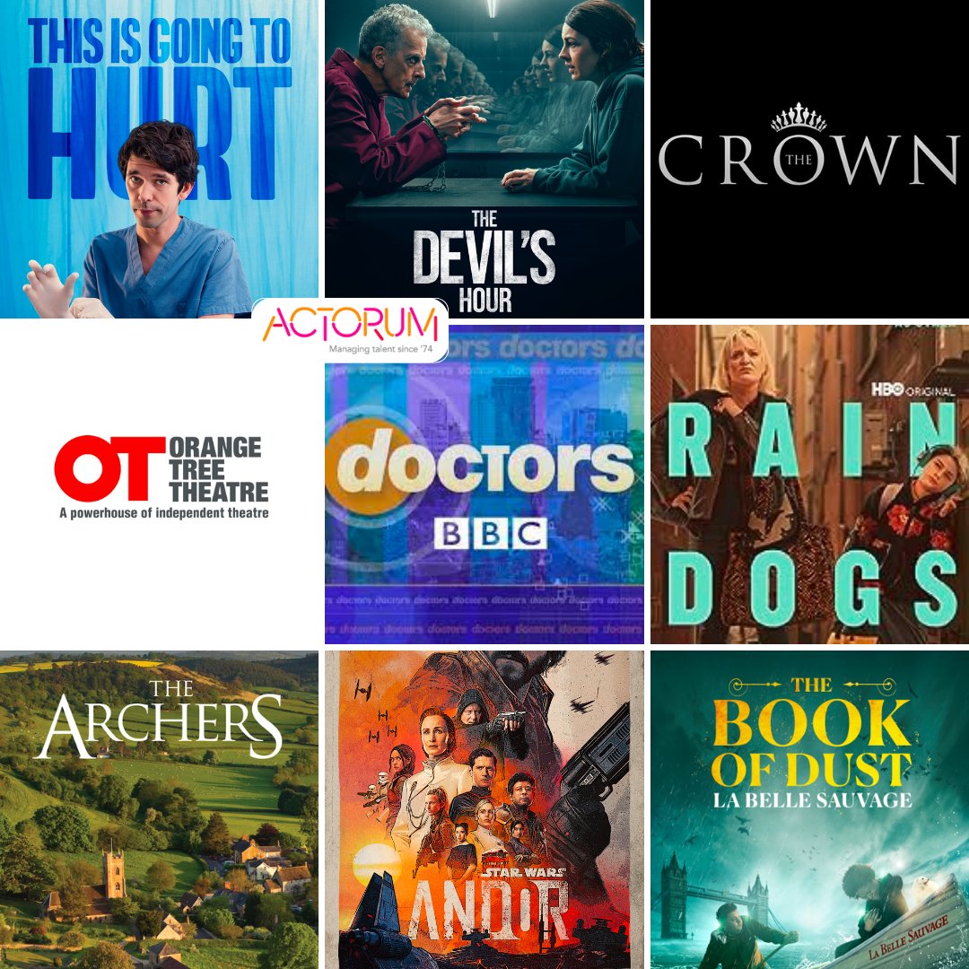 ACTORUM SUCCESS👏🏻

Just a snippet of the jobs we have helped client's to book recently.

#tv #film #theatre
#actor #actress
#cooperative
#actorum