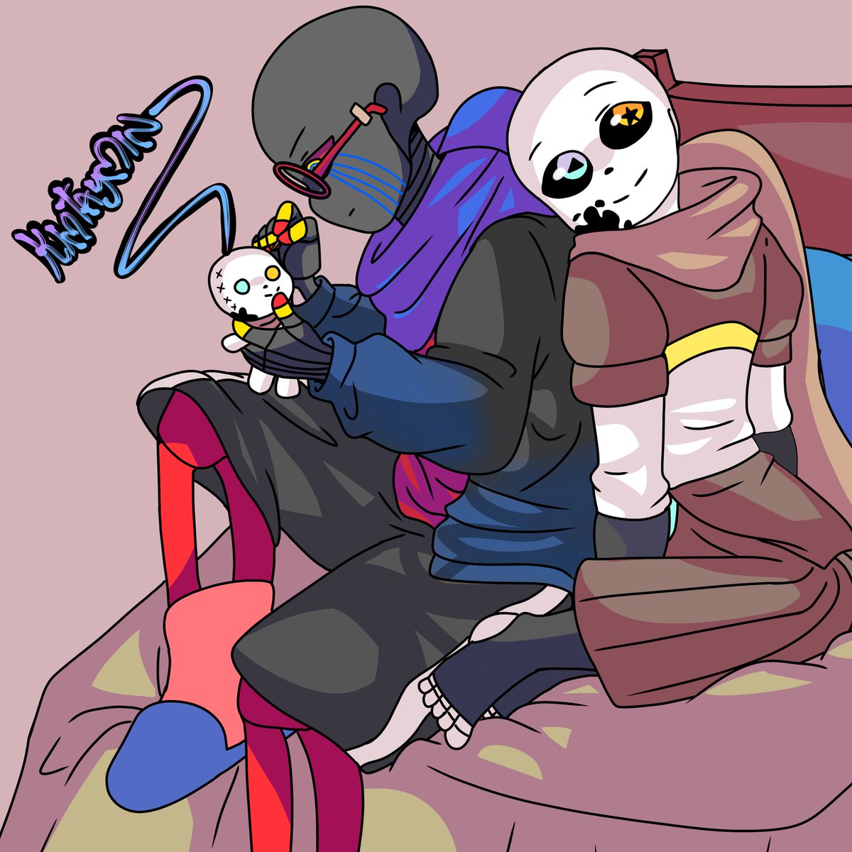 UnderkimAus's tweet photo. #errorink #errorxink  #undertaleAU #errorsans #inksans #inkerror #undertale #fanart https://t.co/7m45syL1X6