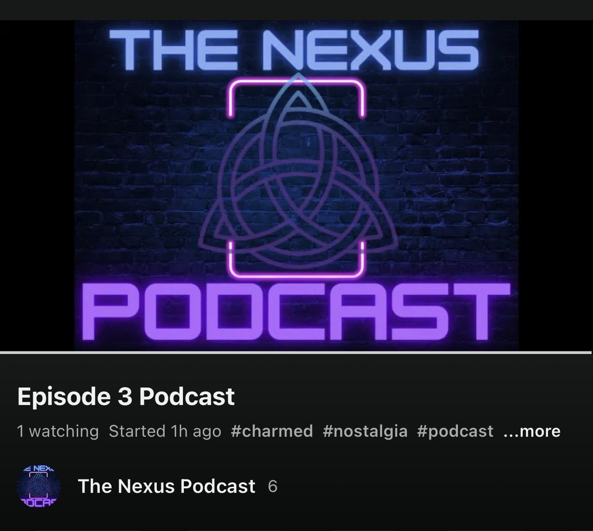 NexusPod's tweet photo. Episode 3 of the podcast out now!!! Check is out on Apple Podcasts, Spotify, YouTube, and more! Listen in as @jjohnson9109 @theycallmeMr_G @mndspeak discuss “Thank you for not morphing”! #Charmed #Poscasts
https://t.co/NdqbJ5c1kb https://t.co/uDtg017pF5