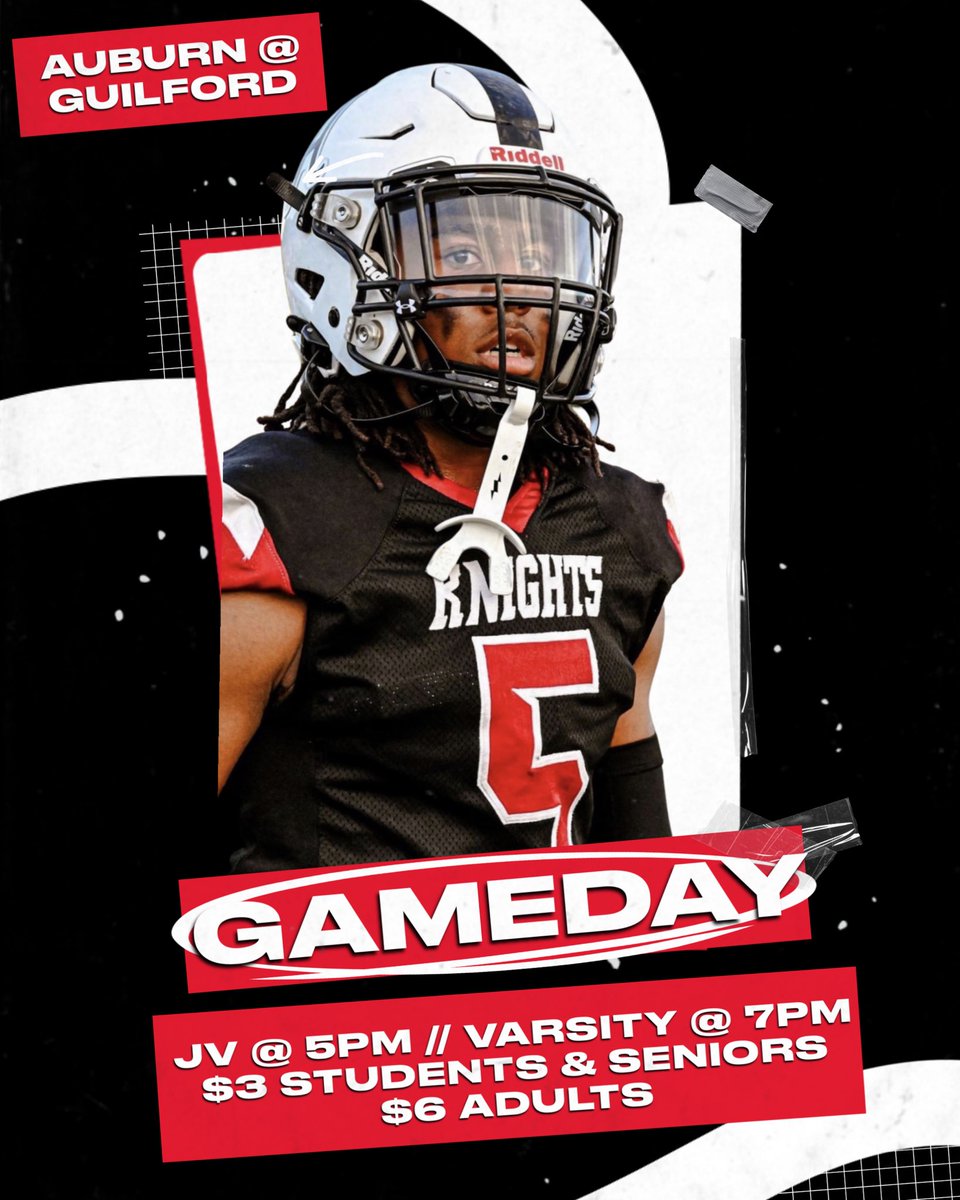 coachbasford's tweet photo. Auburn Knights Football travels to @GVikeAthletics tonight! #ProtectTheCastle🏰 

@Auburn_AD @HoseaHarris01 https://t.co/7s1YyVVsXA