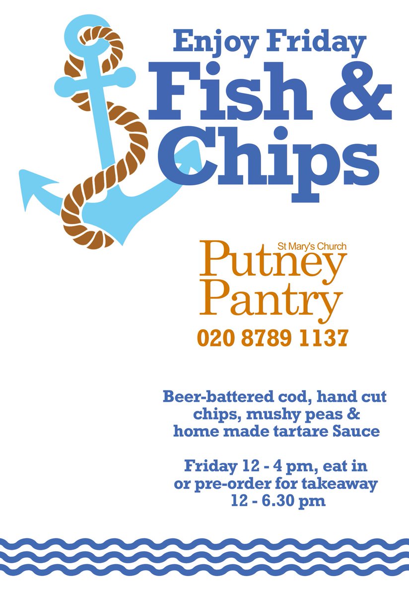 putneypantry's tweet photo. Start that weekend feeling with our legendary beer battered fish and chips 💛

#putney #london #fulham #wandsworth #wimbledon #barnes #richmond #putneybridge #putneymums #southwestlondon #putneylife #balham #westlondon #localbusiness https://t.co/8tcCVdDSJC