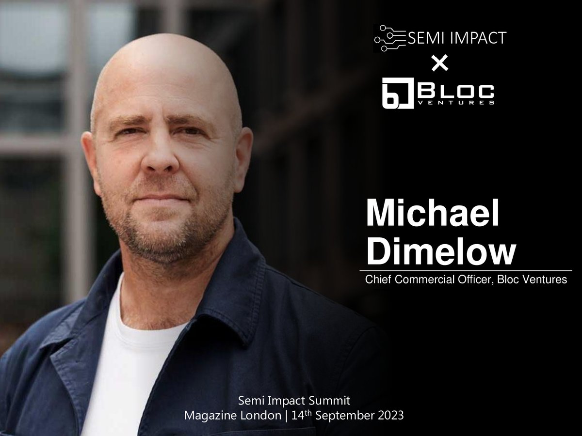 SEMI IMPACT (@semiimpact) on Twitter photo Join us to hear from <a href="/BlocVentures/">Bloc Ventures</a> CCO <a href="/michael_dimelow/">Mike Dimelow</a> on semiconductor investments!
👉Select EXPO & NETWORKING-Day 3 with "EXPOIMPACT" for Semi Impact Stage entry
buff.ly/44tr1A1
👉Upgrade to other CogX’s stages with “30SEMI1DSPS23” for 30% off buff.ly/3qSucna Join us to hear from <a href="/BlocVentures/">Bloc Ventures</a> CCO <a href="/michael_dimelow/">Mike Dimelow</a> on semiconductor investments!
👉Select EXPO & NETWORKING-Day 3 with "EXPOIMPACT" for Semi Impact Stage entry
buff.ly/44tr1A1
👉Upgrade to other CogX’s stages with “30SEMI1DSPS23” for 30% off buff.ly/3qSucna