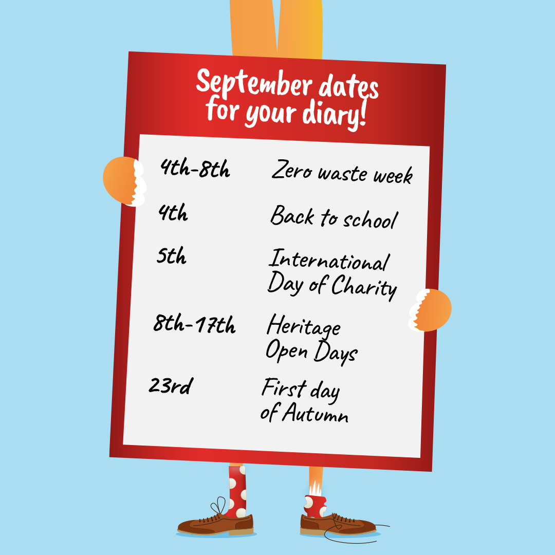 📆 #SeptemberKeyDates to add to your calendar! 

Not sure about booking too far in advance? You can amend your travel tickets at the click of a button😎

 👉 redspottedhanky.com