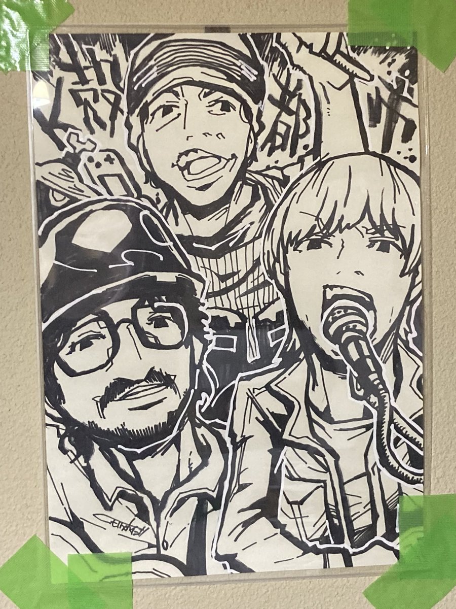 Kshellcity's tweet photo. 『K殻都市』
白黒灰脂さん(@monochro_haiji )作

昨日のライブを見て書いて頂きました‼️
嬉しーーなあーーーー😇😇😇

#K殻都市 #Kshellcity #nowave #postpunk #garage #punk https://t.co/KXXkTsofpg