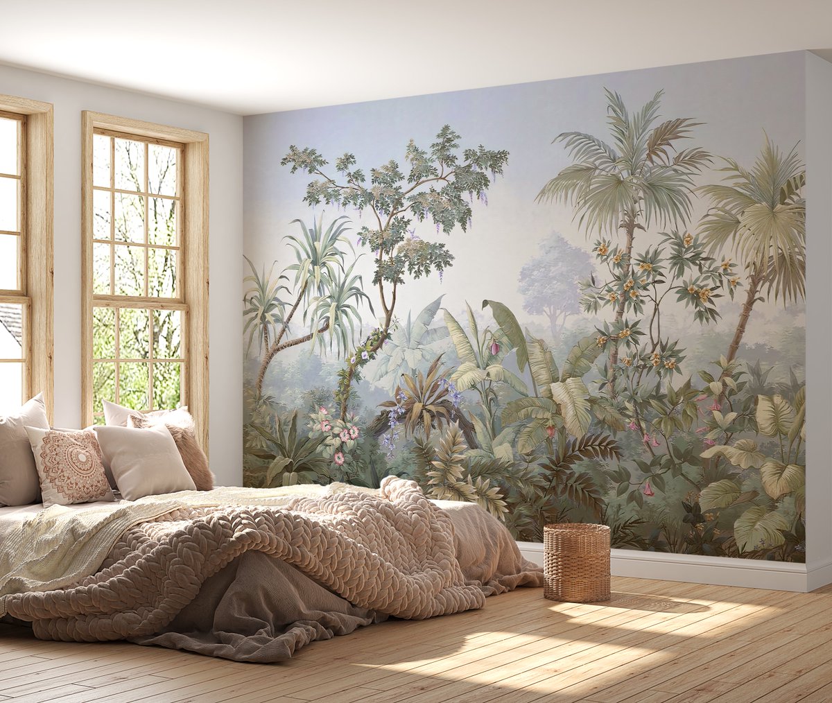 Jungle Adventure Dense Watercolor Jungle Wallpaper  

 Click here: bit.ly/3Enn05y
#junglewallpaper #watercolourwallpaper #junglewallmurals #JungleInspiredDecor #WallpaperWonderland #JungleEscape #WatercolorDreams #selfadhesivewallpaper #wallmurals #walldecor #giffywalls