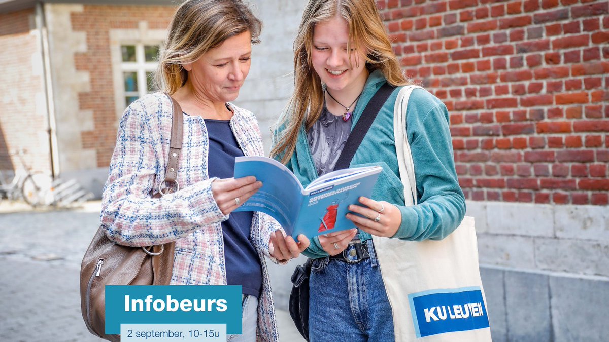 KULeuvenKulak's tweet photo. Op 2 september openen we opnieuw de deuren voor toekomstige studenten. 🎓 Ben jij nog op zoek naar meer concrete info over je toekomstige #studierichting? Dan ben je welkom op onze #infobeurs op 2 september.
Meer informatie via https://t.co/c3E5PQc3Wp https://t.co/WyecX3VMjD