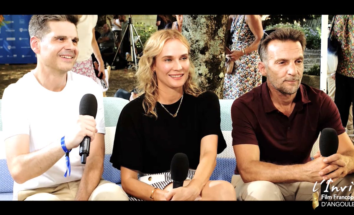 PatrickSimonin's tweet photo. Un thriller fantastique qui cloue le spectateur sur son siège #DianeKruger et #MathieuKassovitz sont mes invités @Tv5monde dans une émission enregistrée au @FFAngouleme⁩ avec #YannGozlan pour #VISIONS nouveau film du réalisateur de « Boite noire » qui sort la semaine prochaine https://t.co/FYKY3kj4gy