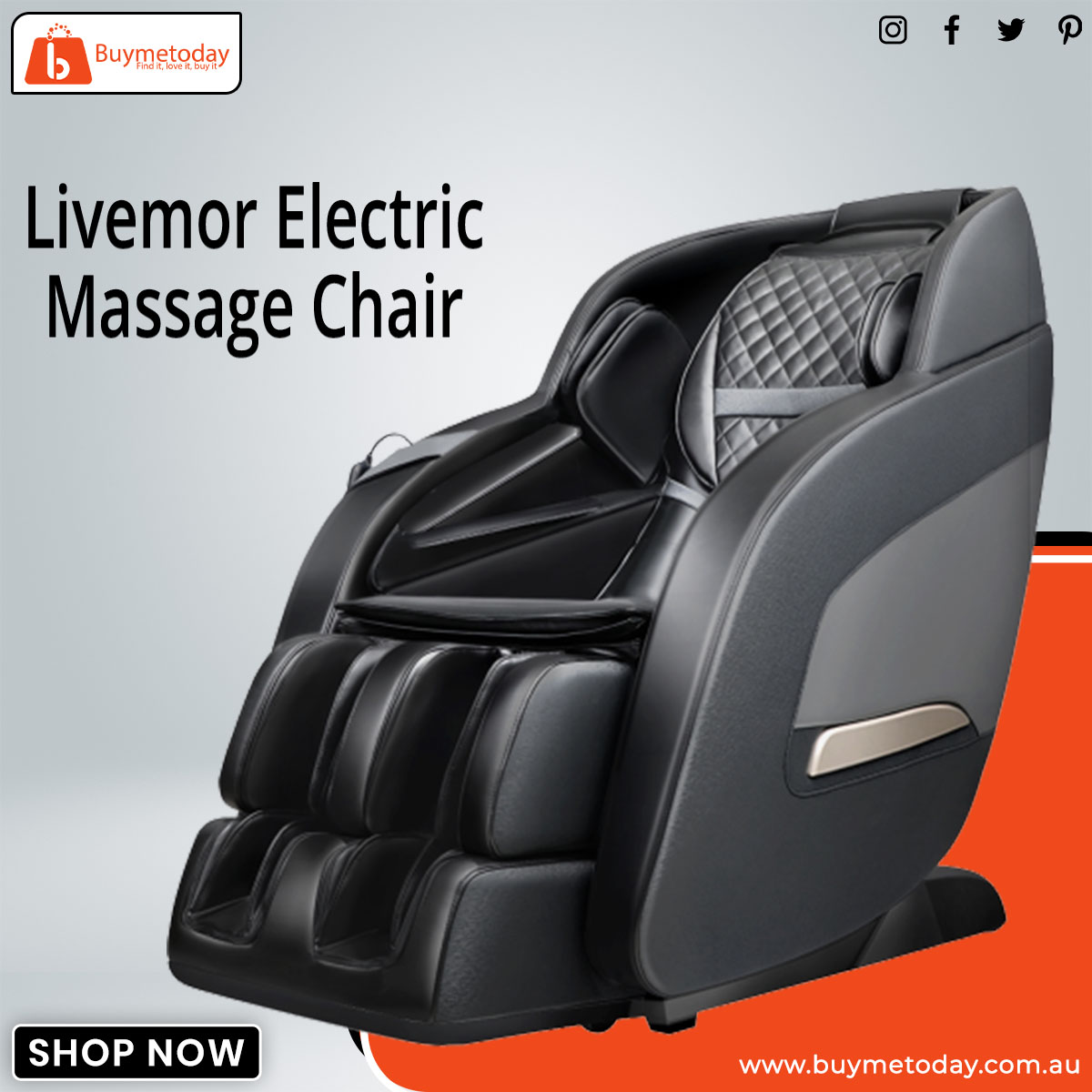 Buymetodayau's tweet image. Livemor Electric Massage Chair: Where 'Zero Gravity' Means Zero Stress and All the Zen!

ORDER ONLINE:-
shorturl.at/eouJ9

#electricchair #massagechair #onlinestore #Australia