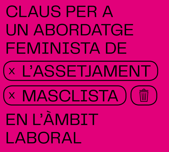 la_traginera's tweet photo. ✊🟣 Claus per a un abordatge feminista de l'assetjament masclista en l'àmbit laboral. 

Compartim la guia de @Fundacio_Surt, una de les entitats impulsores de la Traginera. 

👉 Llegeix la guia: https://t.co/NmKhE7NTK0 https://t.co/ixn4pTSpNj
