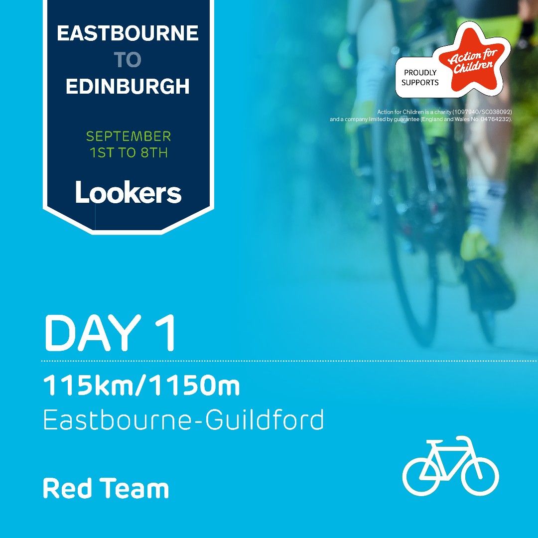 Join us on our 935km Charity Cycle Ride from Eastbourne to Edinburgh! 🚲 40 colleagues & partners are swapping four wheels for two, aiming to raise £100,000 for @actnforchildren Support our cause ow.ly/AF4a50PGITE #LookersCharityCycleRide