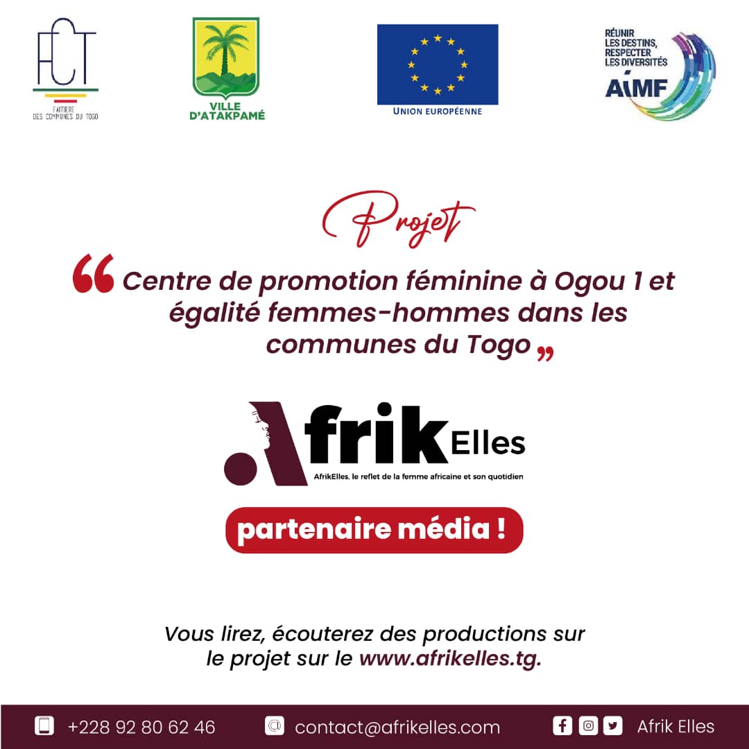AfrikellesMedia's tweet photo. 1/2

Nous entamons ce mois de #septembre avec une bonne nouvelle : un partenariat avec la
@fct228  Faîtière des Communes du Togo sur le projet  « Centre de promotion féminine d’Ogou1 et égalité femmes-hommes dans les communes du Togo ».

#afrikelles 
#FCT https://t.co/fOWfBhh8E7