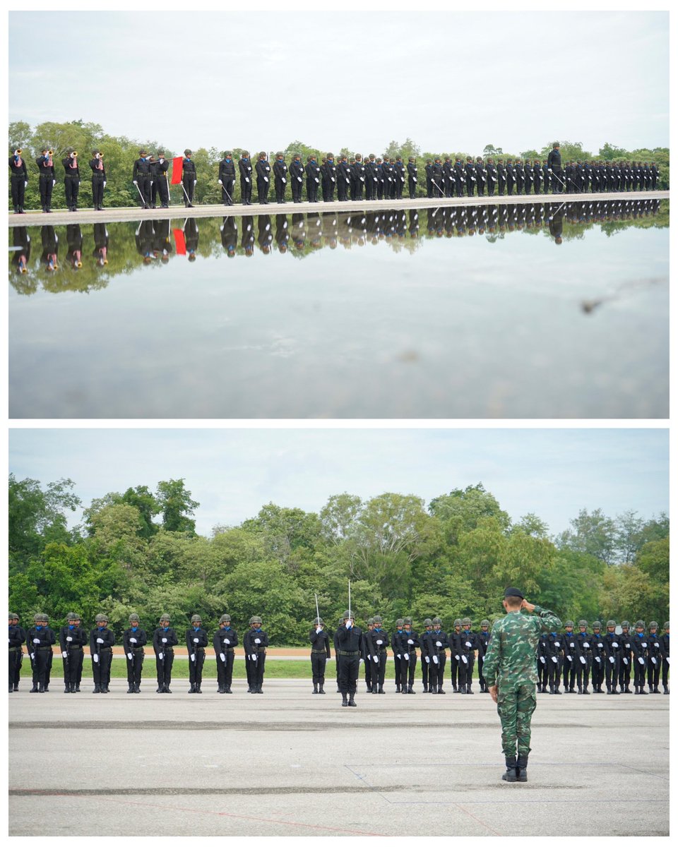 51EngineerBatt's tweet photo. #ฝึกเตรียมความพร้อม กองทหารเกียรติยศ
ช.พัน.51 ได้ดำเนินการ ซักซ้อม 
กองทหารเกียรติยศ ของ กช. 
♦️เพื่อเตรียม เข้ารับการแข่งขันฯ ใน รอบ กองทัพภาค ใน วันที่ 13 ก.ย.66 ณ ลานสวนสนาม ศม. จ.สระบุรี 
#กรมการทหารช่าง
#We Go Together
#ProudToBeEngineer
#51EnBnUPGRADE https://t.co/LRiTk4U1Sw