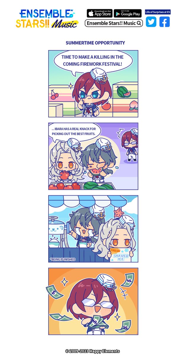⭐️Life of Surprises at ES⭐️

Hmm... How to cut the cost?

🎁Repost &amp;❤️
2 Producers: 200 Diamonds

#EnsembleStarsMusic