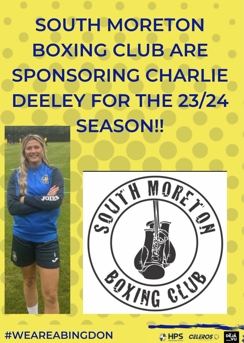 Thank you <a href="/Southmoretonbo1/">Southmoretonboxingclub</a> for sponsoring @CharlotteDeele2 this season. 💙💛