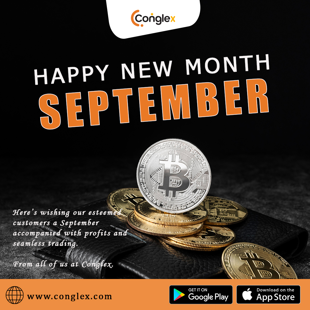 conglexglobal's tweet photo. We wish our esteemed customers a September accompanied with profits and seamless trading...

#cryptocurrency 
#conglex https://t.co/6yjaTiyLIb
