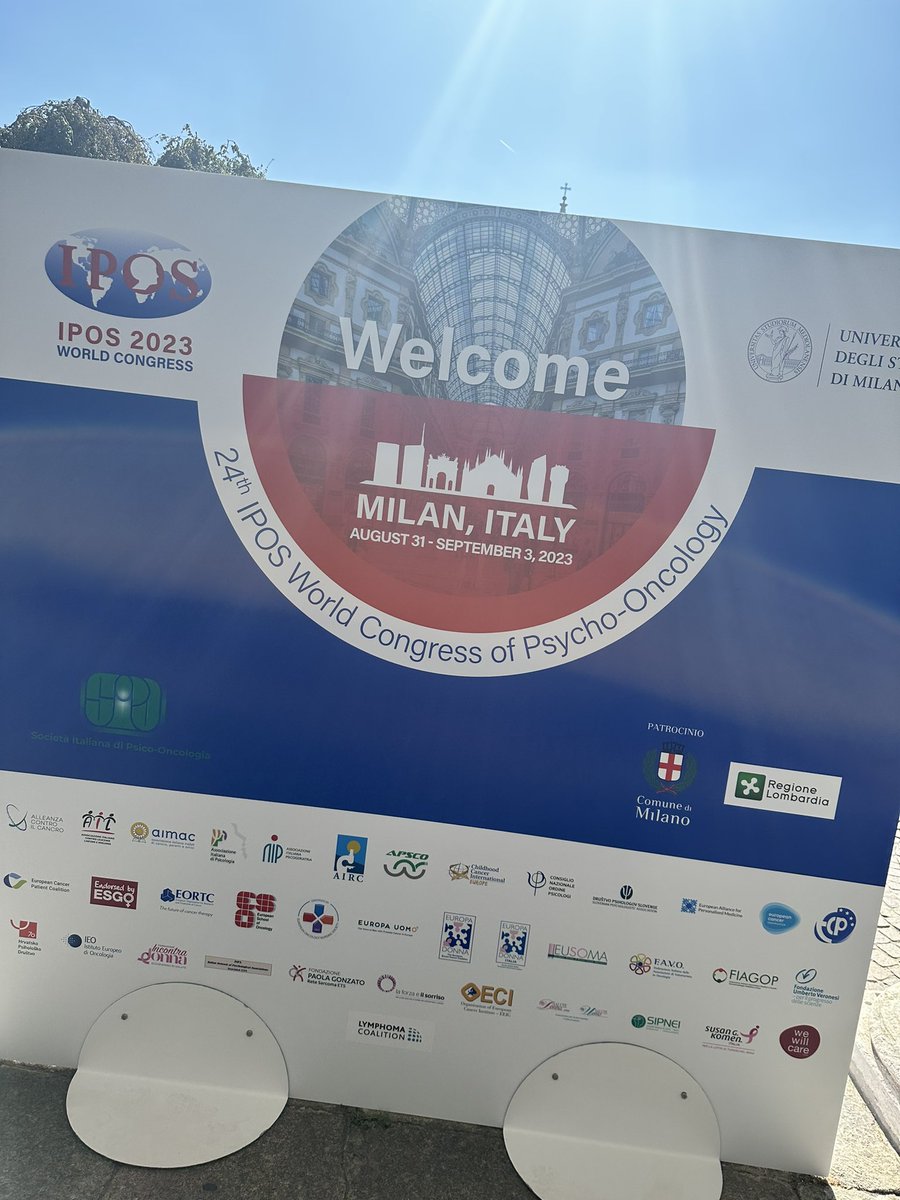 Excited to be in Milan for <a href="/IPOSPsychoOncol/">IPOS</a> 
with <a href="/LouiseHall_7/">Louise Hall</a> &amp; @Matthew_Mulvey0