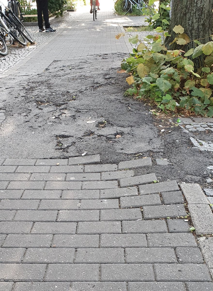 Warum fahren die meisten  #Scheissradfahrer eigentlich nicht auf dem hervorragenden #Radweg? #Berlin