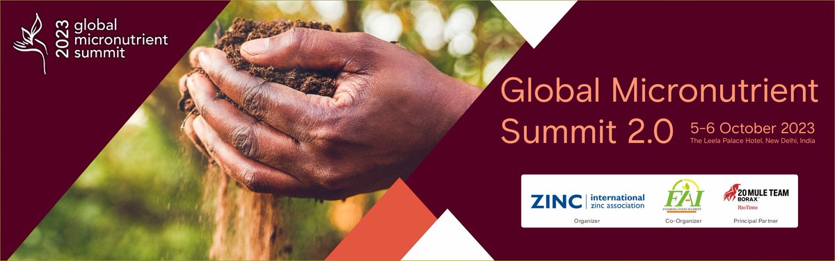 The Conference date is approaching fast – Have you registered yet? If not, Register Now: gms2.in

Mark your calendars for 5-6 October 2023 at The Leela Palace Hotel, New Delhi, India,

#micronutrient #zinc #boron #balancedplantnutrition #foodsecurity
