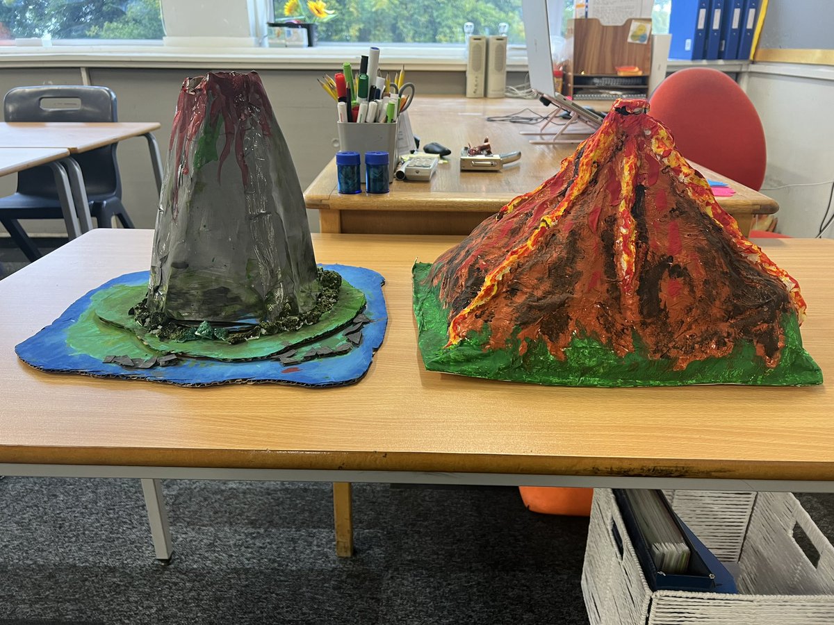 missgeog97's tweet photo. S2 Pupils had free reign for their homework. The task was simply to create something that shows the layers of the earth or a volcano. Here’s just some of the ones I’ve had handed in early - more to come next week! https://t.co/HodFsJIfh1
