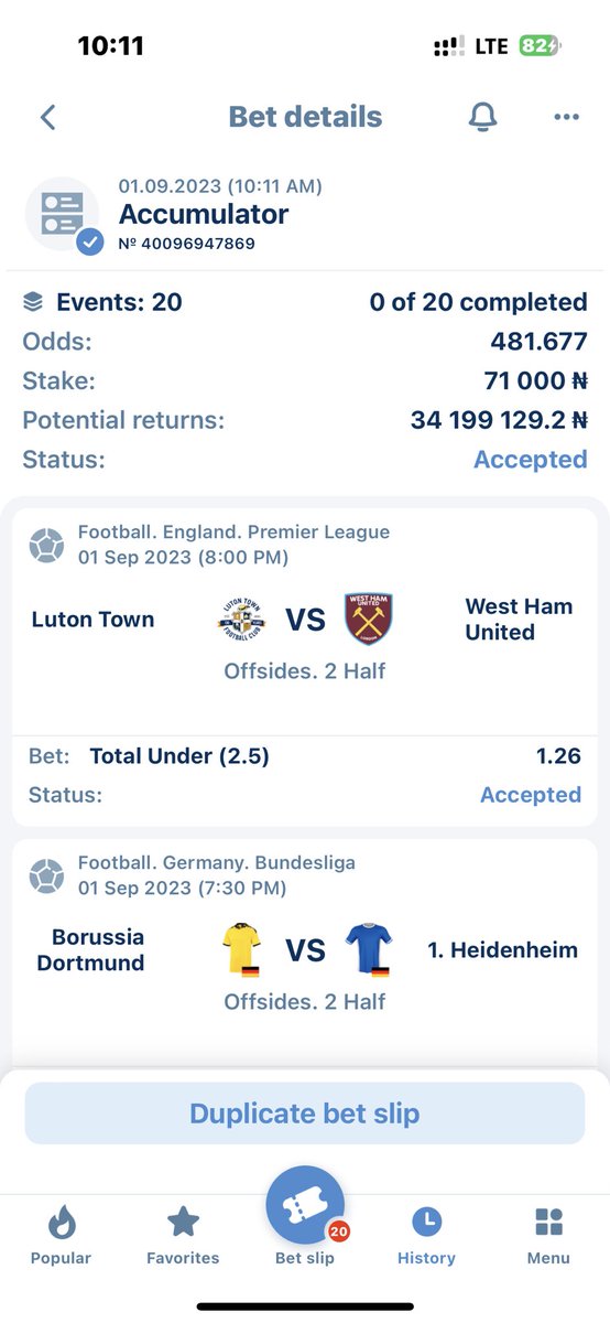 feranmi_flash1's tweet photo. Offside under2.5 N34.1m should Boom with ease🔥 This weekend is going to be very loud with winning’s🥶💰E go loud 481 odds
71k To win 34 million Naira on 1xbet
Play here 👉 https://t.co/ZGYRSYNnVS
Promo code— flash12345 
Game Code- 9VUU9
First 100 Retweet’s Gets 5m when game win https://t.co/gOghP9CXCi