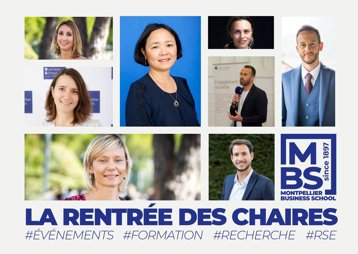 À ne pas manquer ! 🚀 Les 5 Chaires de MBS font leur rentrée. Découvrez leurs dernières actualités et les premiers événements de l'année dans ce thread 👇