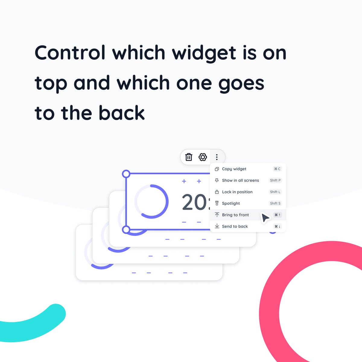 Classroomscreen's tweet photo. 🌟UPDATE🌟
Apart from introducing two new widgets (Hyperlink &amp; Event countdown), we've expanded the range of widget options!

You're now able to:
🔒 Lock widgets in place 
‼️ Copy and paste effortlessly 
🔝 Arrange with precision 
⚡ Resize widgets from every corner
 
#UPDATE https://t.co/NkqG2rwa91