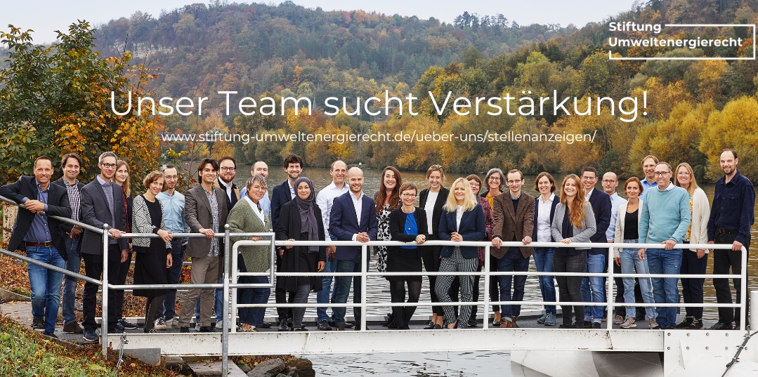 📣 Gestaltet das Recht der #Energiewende! 
Wir suchen:
➡ Jurist:innen (m/w/d) 
➡ Volljurist:innen (m/w/d) 
➡ Teamassistenz (m/w/d) mit Schwerpunkt IT
➡ studentische/r Mitarbeiter:in oder Werkstudent:in (m/w/d) im Bereich IT

📩Jetzt bewerben! stiftung-umweltenergierecht.de/ueber-uns/stel…