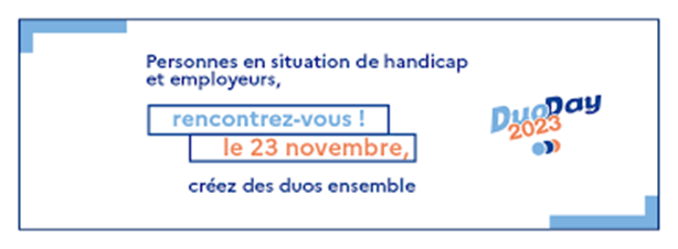 [💡Appel à candidatures] #DuoDay2023 le 23.11 <a href="/LexisNexisFr/">LexisNexis France</a>  participe à cette initiative mondiale en faveur de l'#inclusion  des personnes en situation de #handicap sur le marché du #travail
📢 Pour vous inscrire👉lnkd.in/g3xy77R
Hâte de vous rencontrer !!!