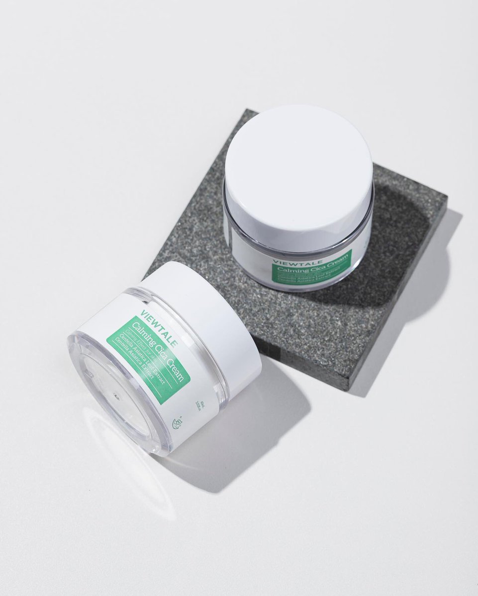 viewtale2022's tweet photo. VIEWTALE Calming Cica Cream ☘️
蜜緹藍積雪草舒緩凝霜✅鎮靜肌膚效果
#viewtale #calming #kbeauty #korea #skincare #facialcream #manufacturing #moisturizer https://t.co/TmDsMVy6C7