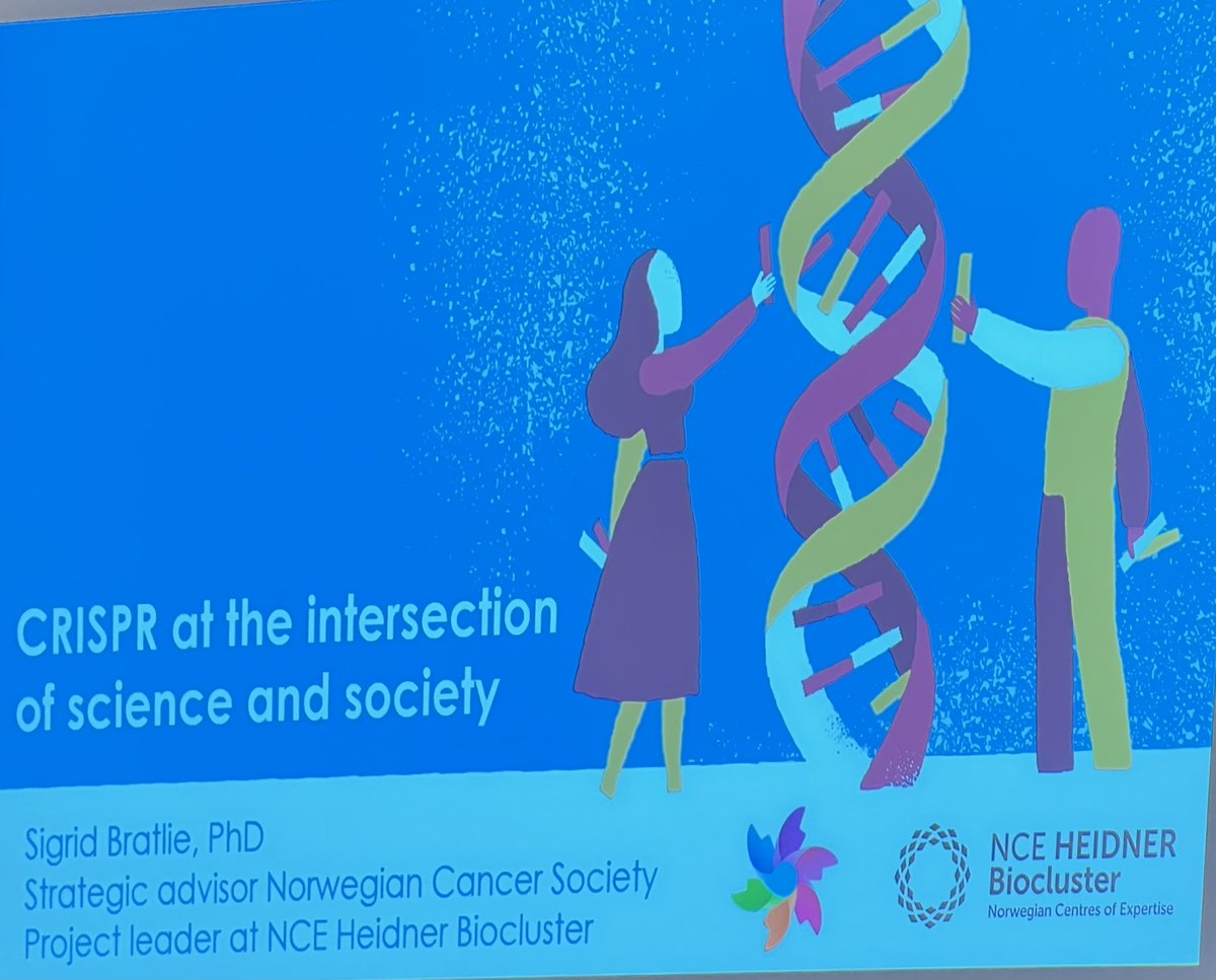 Great talks on the development and use of the CRISPR/Cas9 Technology by <a href="/NobelPrize/">The Nobel Prize</a> Laureate <a href="/e__charpentier/">Emmanuelle Charpentier</a> and <a href="/sigridbratlie/">Sigrid Bratlie</a>! True curiosity-driven research in microbiology leading to revolutionary applications in medicine and agriculture. #BonnevieLectures. <a href="/UniOslo/">Universitetet i Oslo</a>