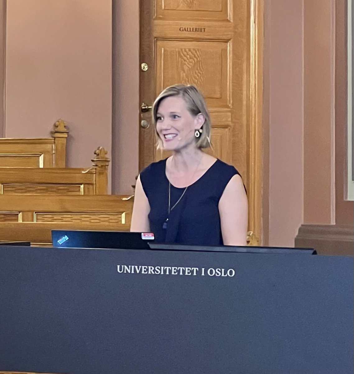 KjetilTasken's tweet image. Great talks on the development and use of the CRISPR/Cas9 Technology by @NobelPrize Laureate @e__charpentier and @sigridbratlie! True curiosity-driven research in microbiology leading to revolutionary applications in medicine and agriculture. #BonnevieLectures. @UniOslo