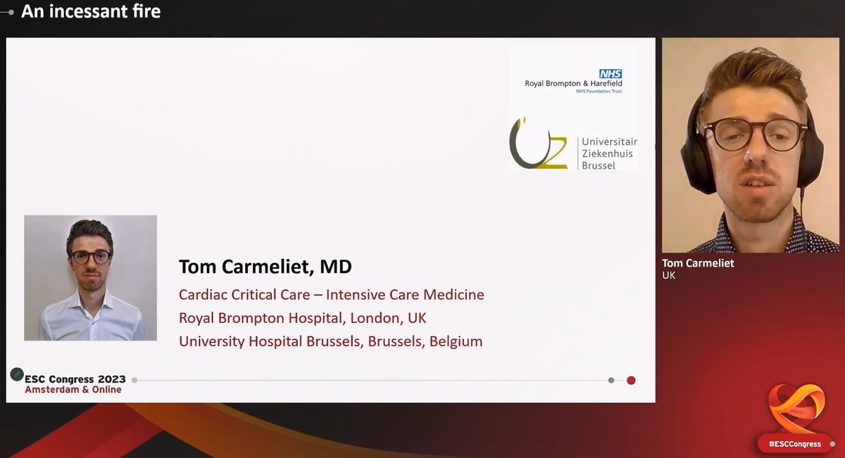 Happy to present our case about mechanical circulatory support in cardiogenic shock at the ESC cases quiz at ESC Congress in Amsterdam. You can find it here (after 12/09): esc365.escardio.org/ESC-Congress/s…
@RBandH @UZBrussel @susannaprice