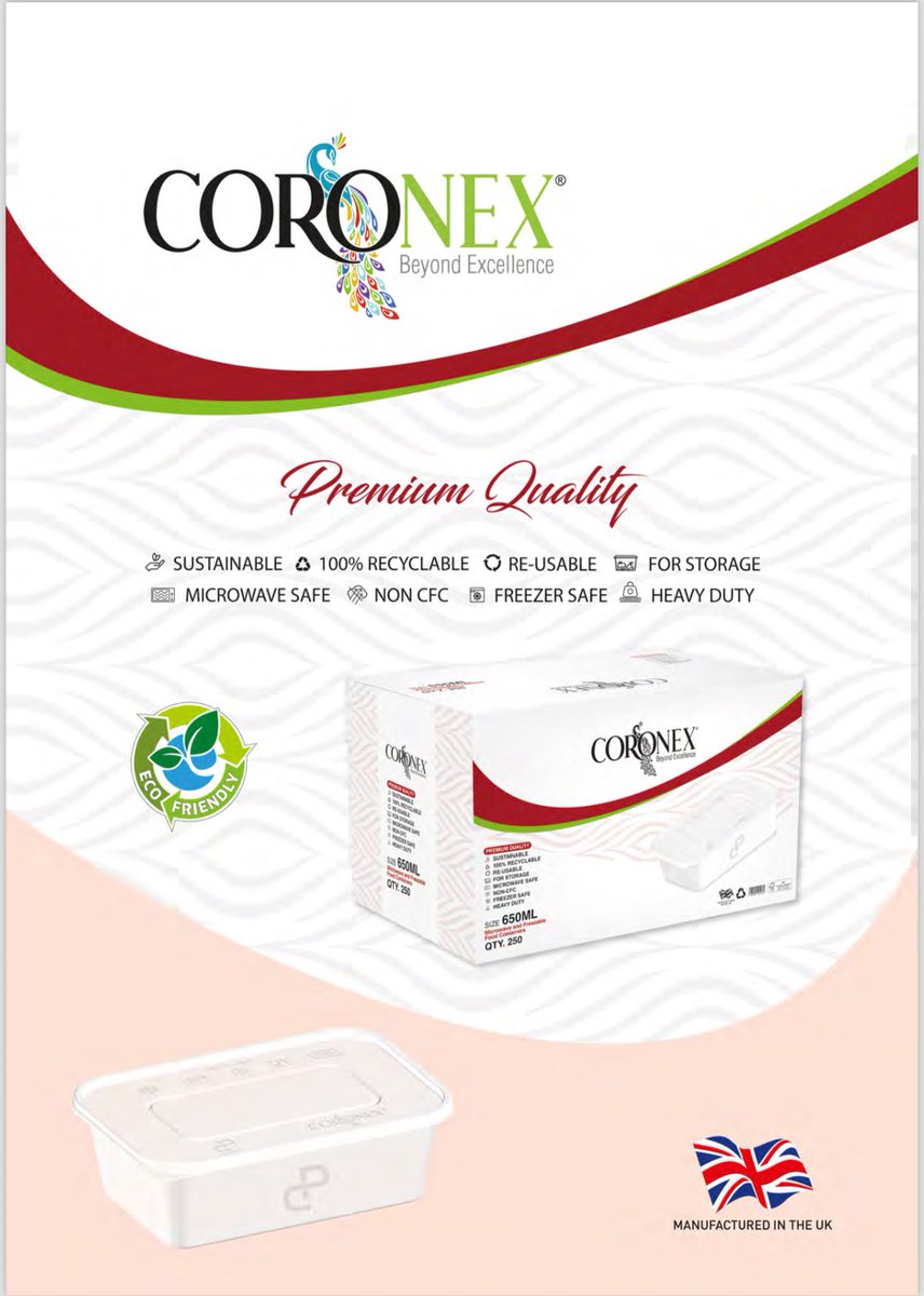 Coronex_CP's tweet image. About Us;
Coronex exemplifies the mantra of "Au-delà de l'excellence," which translates to "Beyond Excellence." Our purpose extends beyond merely achieving excellence; it encompasses the ambition to redefine it.

#Coronex 
#FoodPackagingSolution 
#PackagingManufactur