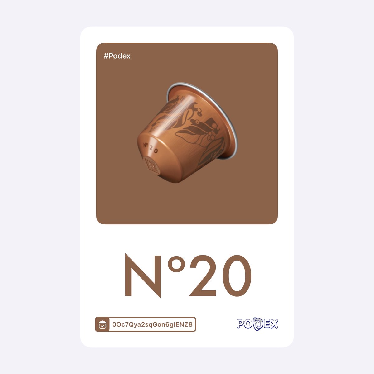 PodexApp's tweet photo. I ❤️ Nº20 coffee released today by #Nespresso in China

#Podex
 https://t.co/gVPKDbnBTj https://t.co/G6mmFylLVe