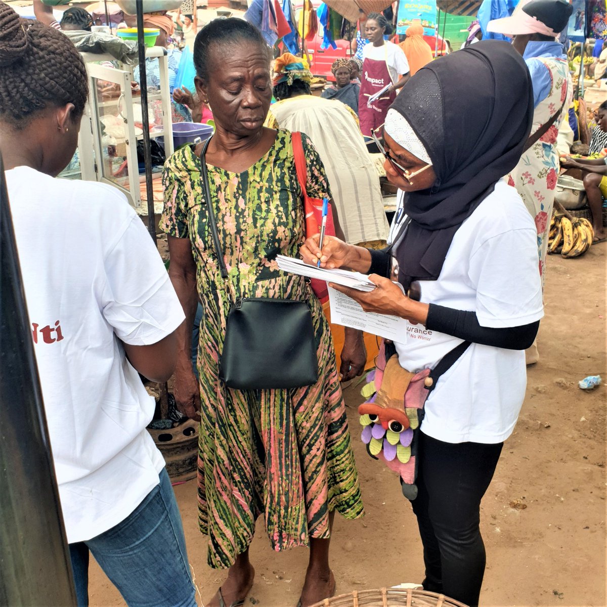 ImpactLifeGh's tweet photo. The visit to our Customers in the Ashaiman Market was nothing short of amazing. Great testimonies which had us welcoming several new customers on board. Join the Impact Life Family today. Don't miss out.
#flashbackfriday #impact #impactlife #lifeinsurance  #wedolife #noworries https://t.co/6DgFww5XnU
