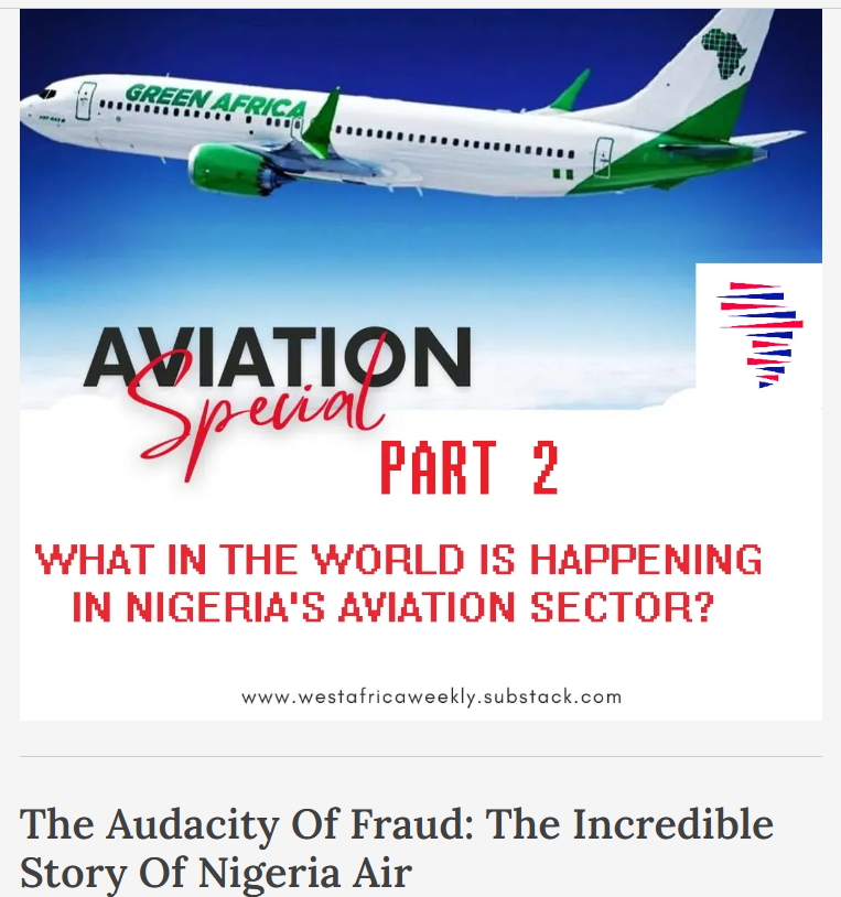 DavidHundeyin's tweet image. Following my exposure of the audaciously fraudulent "Nigeria Air" project, the federal government has finally announced a full suspension of the project.

You can read the full original story here:  bitly.ws/J5Em
